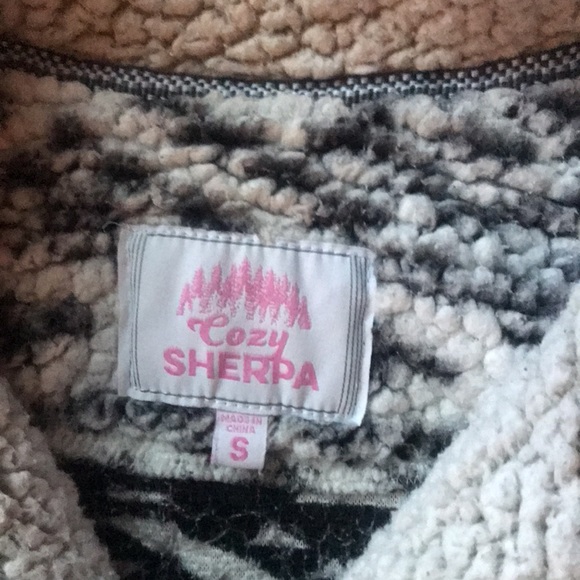 🖤🖤🖤Cozy teddy Sherpa sweater/pullover/coat/shirt 🖤🖤🖤 - Picture 8 of 9